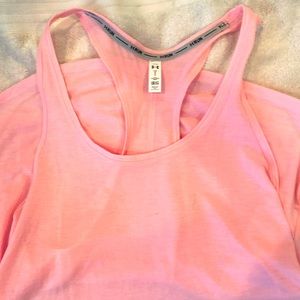 Pink racer back top